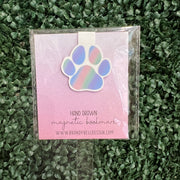 MAGNETIC BOOKMARK |  Original Artwork by Brandy Bell - RAINBOW PAW