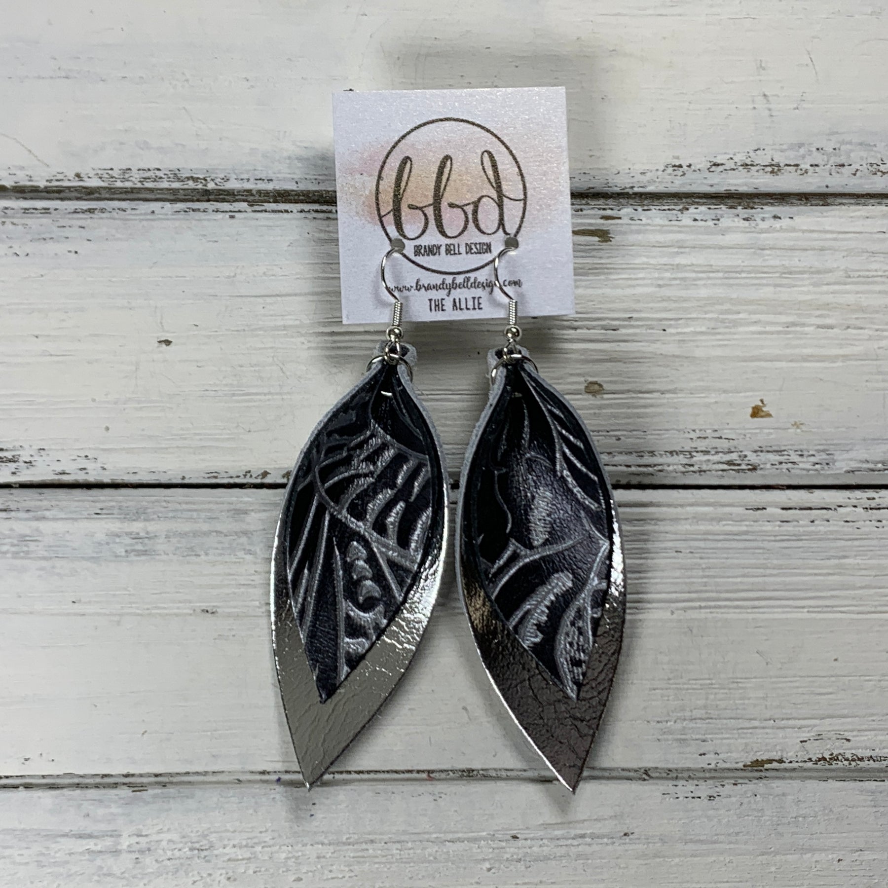 Raven Faunas | Lightweight Leather Earrings | Nickel & Suede