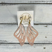 BUTTERFLY WINGS -  Earrings  ||   <BR> WATERPROOF, SEMI-TRANSPARENT JELLY MATERIAL <BR> LIGHT PEACH